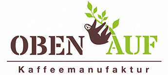 Das Logo des Veranstalter: Kaffeemanufaktur Obenauf aus Leipzig